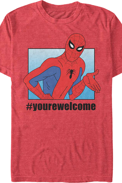 #yourewelcome Spider-Man Marvel Comics T-Shirtmain product image