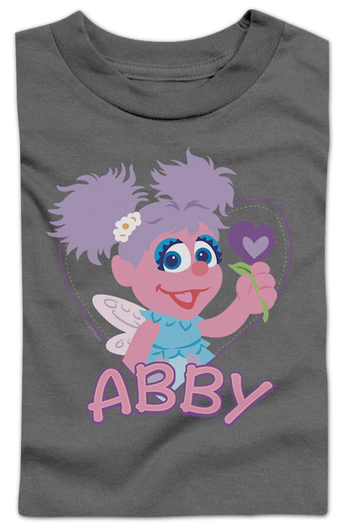 Sesame Street Abby Cadabby Toddler Girls T-Shirt – Light Pink 100% Cotton