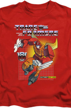 Youth Autobot Hot Rod Transformers Shirt