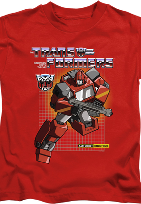 Youth Autobot Ironhide Transformers Shirt