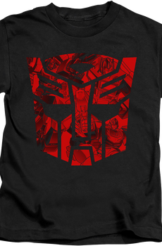 Youth Autobot Logo Illustrations Transformers Shirt