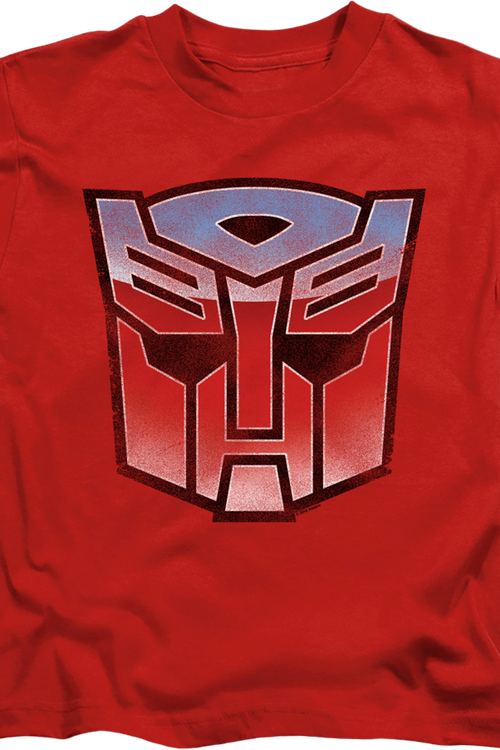 Youth Autobot Vintage Logo Transformers Shirtmain product image