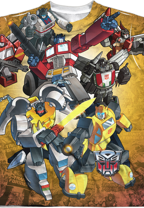 Youth Autobots Battle Decepticons Transformers Shirt