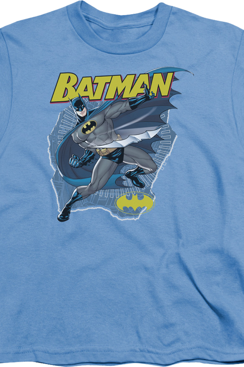 Youth Batman Throws His Batarang DC Comics Shirtmain product image