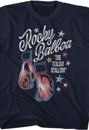Youth Boxing Gloves Rocky Shirt
