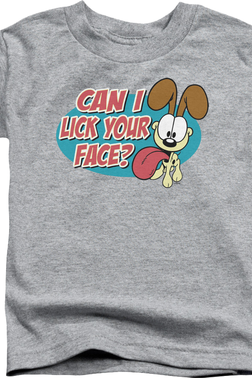 Youth Can I Lick Your Face Garfield Shirtmain product image