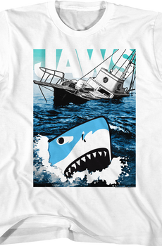 Youth Cartoon Shark Jaws Shirt