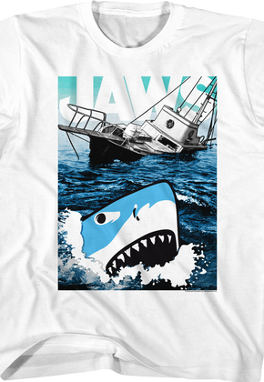 Youth Cartoon Shark Jaws Shirt