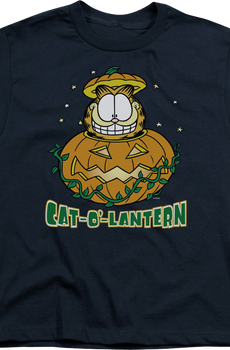 Youth Cat-O'-Lantern Garfield Shirt