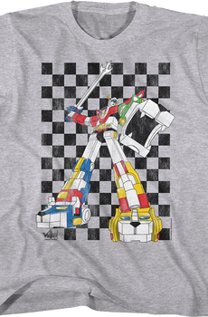 Youth Checkerboard Defender Voltron Shirt