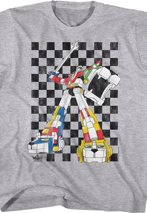 Youth Checkerboard Defender Voltron Shirt