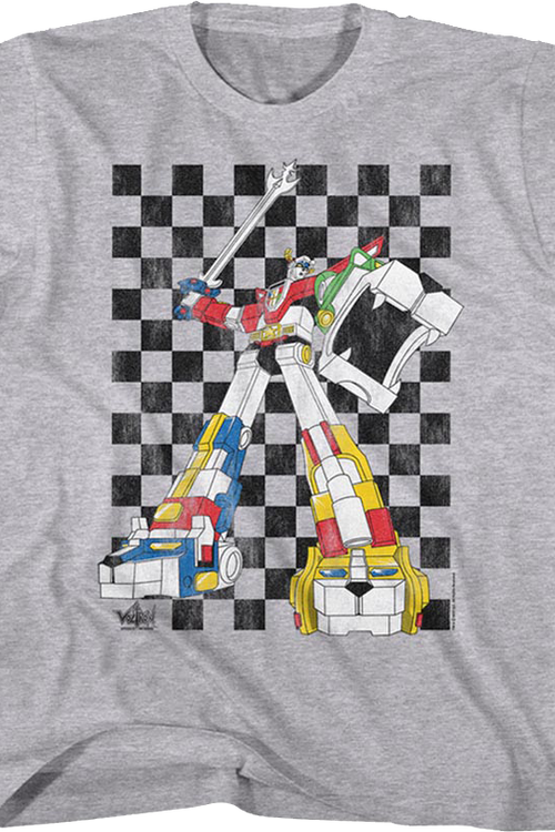 Youth Checkerboard Defender Voltron Shirtmain product image