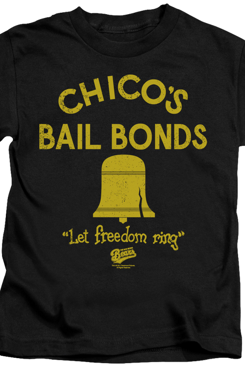 Youth Chicos Bail Bonds Bad News Bears Shirtmain product image