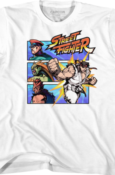 Youth Comic Attack Street Fighter Shirt