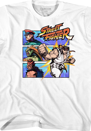 Youth Comic Attack Street Fighter Shirt