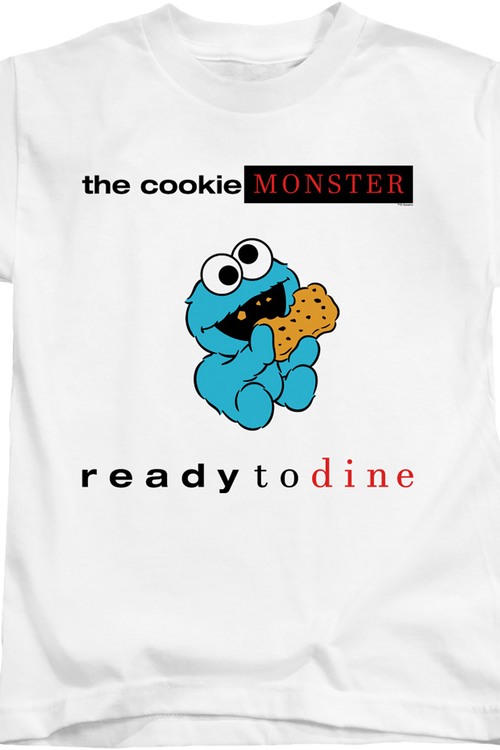 Youth Cookie Monster Ready to Dine Sesame Street Shirtmain product image
