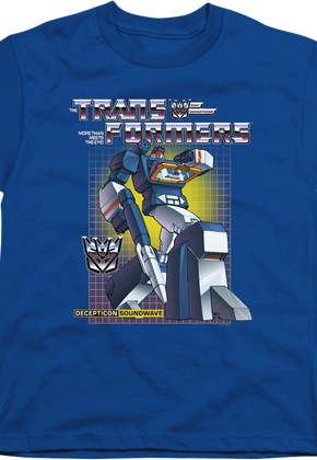 Youth Decepticon Soundwave Transformers Shirt
