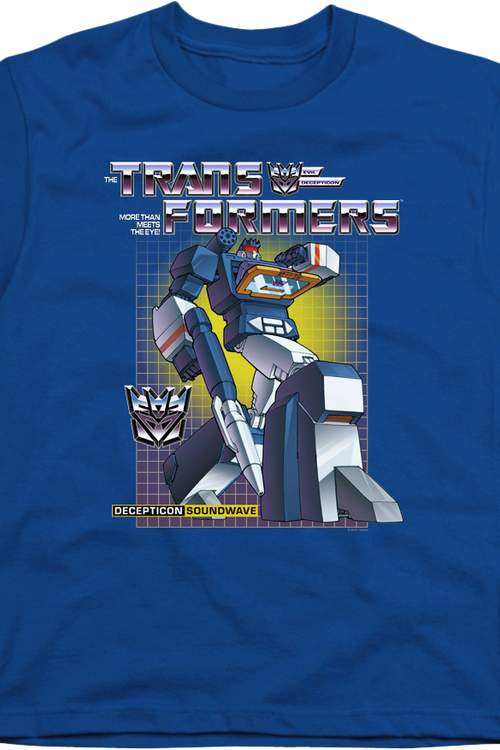 Youth Decepticon Soundwave Transformers Shirtmain product image