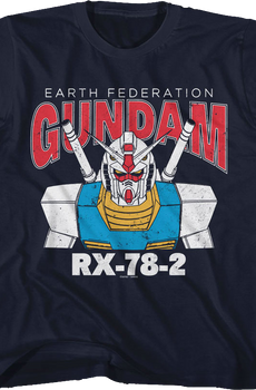 Youth Blue Earth Federation Gundam Shirt