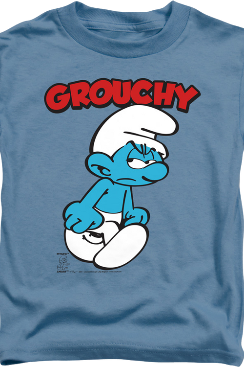Youth Grouchy Smurf Shirtmain product image