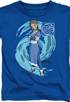 Youth Katara Water Wave Avatar The Last Airbender Shirt