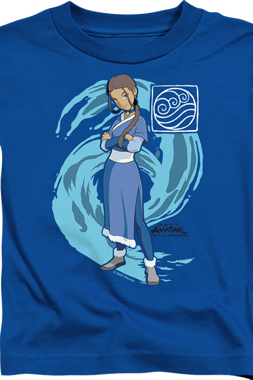 Youth Katara Water Wave Avatar The Last Airbender Shirtmain product image