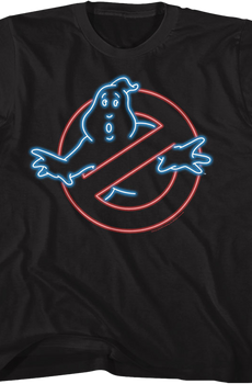 Youth Neon Logo Real Ghostbusters Shirt
