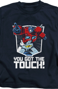 Youth Optimus Prime You Got The Touch Transformers Shirt