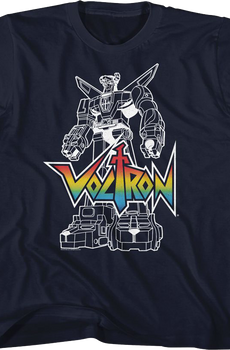 Youth Outlined Defender of the Universe Voltron Shirt