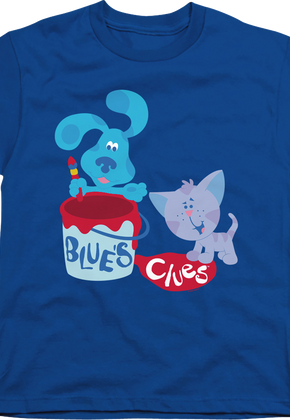 Youth Paint Can Blue's Clues Shirt