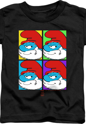Youth Papa Smurf Pop Art Smurfs Shirt