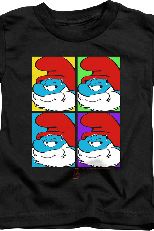Youth Papa Smurf Pop Art Smurfs Shirtmain product image