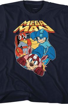 Youth Proto Man Rush and Mega Man Shirt