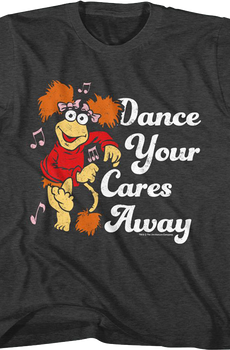 Youth Retro Dance Your Cares Away Fraggle Rock Shirt