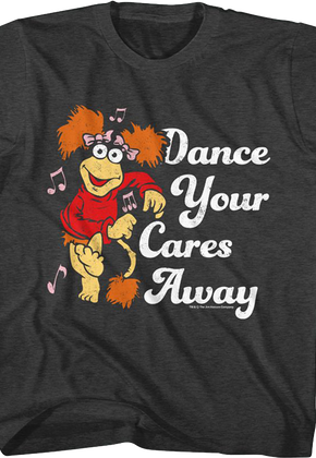Youth Retro Dance Your Cares Away Fraggle Rock Shirt