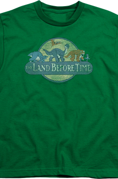 Youth Retro Logo Land Before Time Shirt