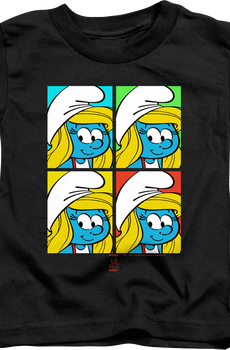 Youth Smurfette Pop Art Smurfs Shirt