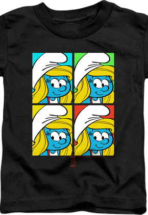 Youth Smurfette Pop Art Smurfs Shirt