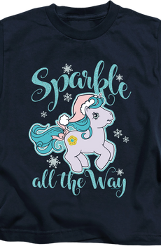 Youth Sparkle All The Way My Little Pony Shirt