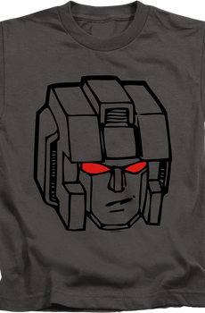 Youth Starscream Head Shot Transformers Shirt