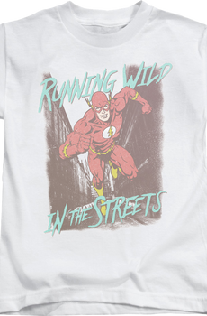 Youth The Flash Running Wild In The Streets DC Comics Shirt