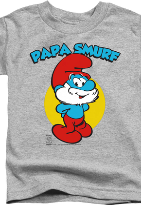 Youth Vintage Papa Smurf Shirt