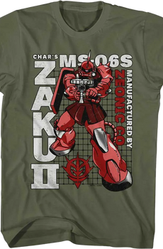 Zaku II Gundam T-Shirt