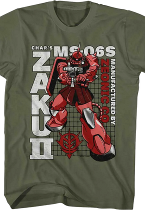 Zaku II Gundam T-Shirt