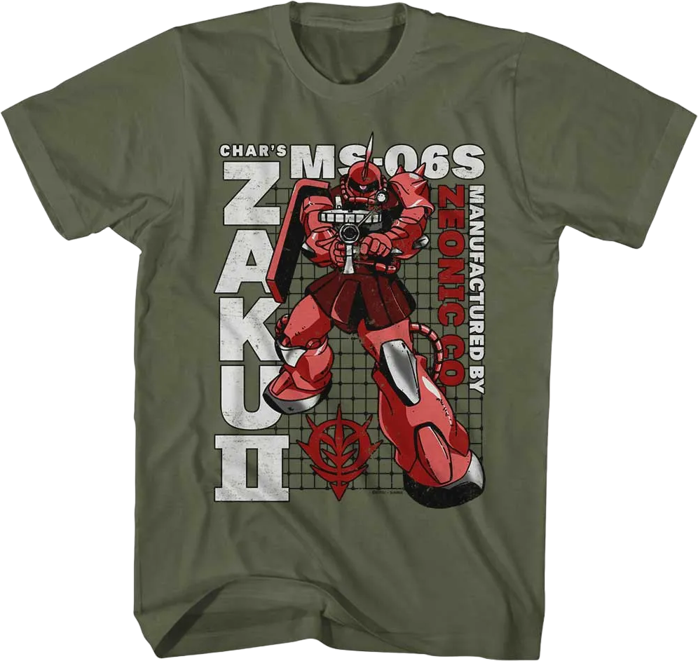 Zaku II Gundam T-Shirt