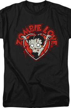 Zombie Love Betty Boop T-Shirt