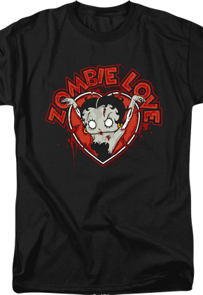 Zombie Love Betty Boop T-Shirt