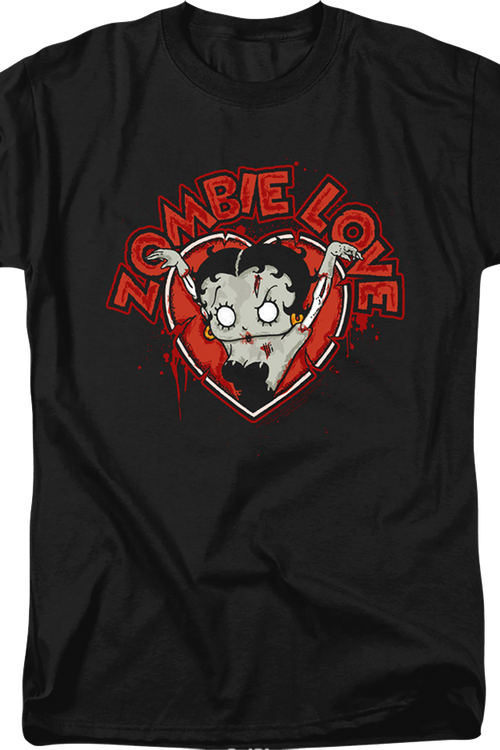 Zombie Love Betty Boop T-Shirtmain product image