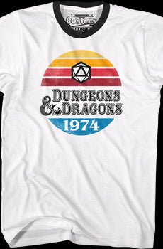 1974 Dungeons & Dragons Ringer Shirt