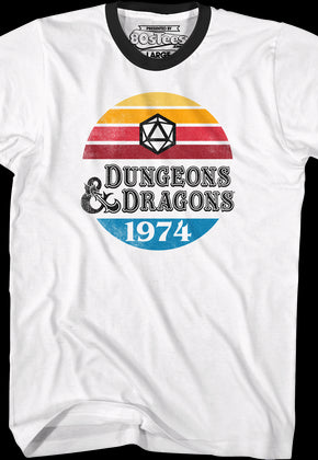 1974 Dungeons & Dragons Ringer Shirt